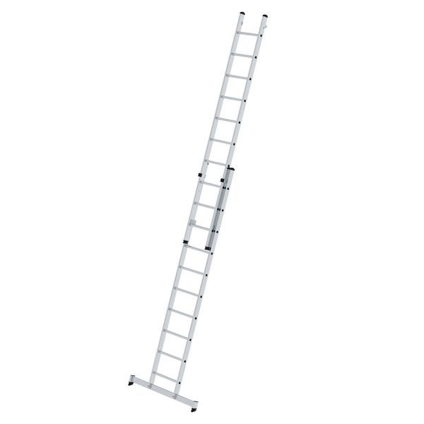 PROREGAL Sprossen-Mehrzweckleiter 2-Teilig mit Traverse 2 x 10 Sprossen
