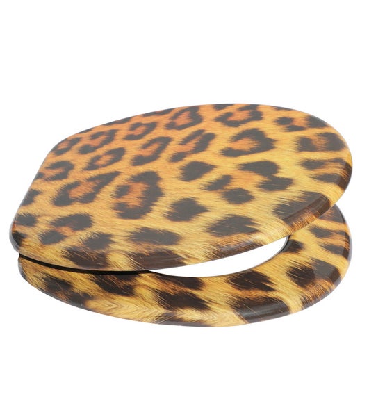 WC-Sitz Leopardenfell