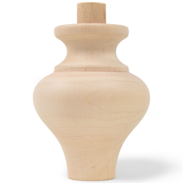 Gedrechseltes Möbelfuß aus Holz