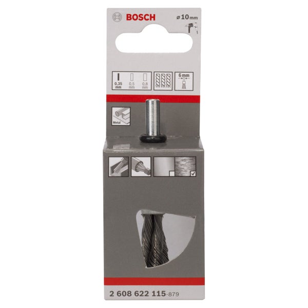 Bosch PRO Metal heavy Pinselbürste 10 x 0,35 mm gerader Schaft - 2608622115
