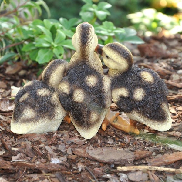 Dekofigur Gartenfigur Entenküken