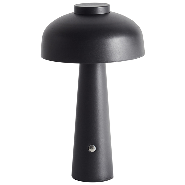 Kabellose LED Tischlampe AGUSAN mit Dimmer Metall Schwarz
