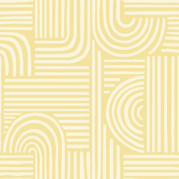 Abstraktes Tapetenmuster mit Linien und Bögen