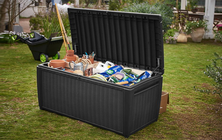 Keter Sumatra Aufbewahrungsbox - 511 L - 145x73x64 cm - Anthrazit