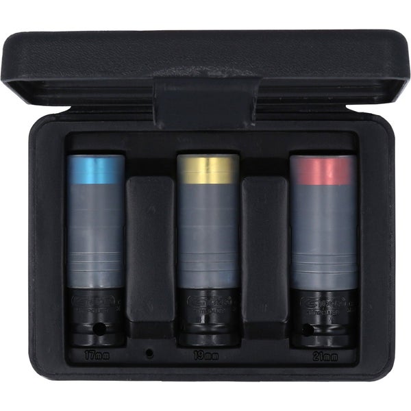 Drehmomentschlüssel-Nuss Set in schwarzem Koffer