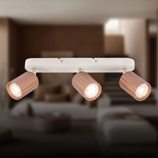 Deckenstrahler Deckenleuchte Deckenlampe Schlafzimmer Schwenkbar 3-flammig