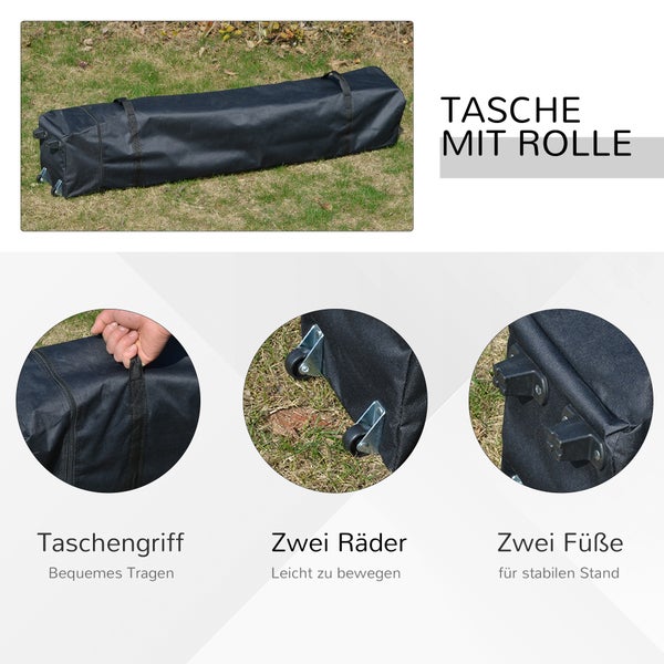 Tasche mit Rollen und Griff für den einfachen Transport
