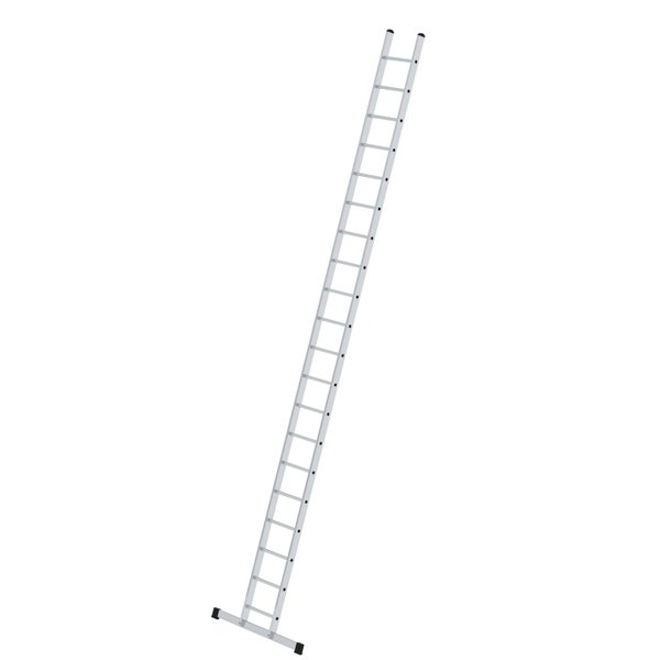 PROREGAL Sprossen-Anlegeleiter mit Standard-Traverse 20-Sprossen