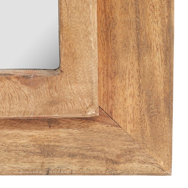Wandspiegel Tara 50x24 cm Massivholz naturfarben