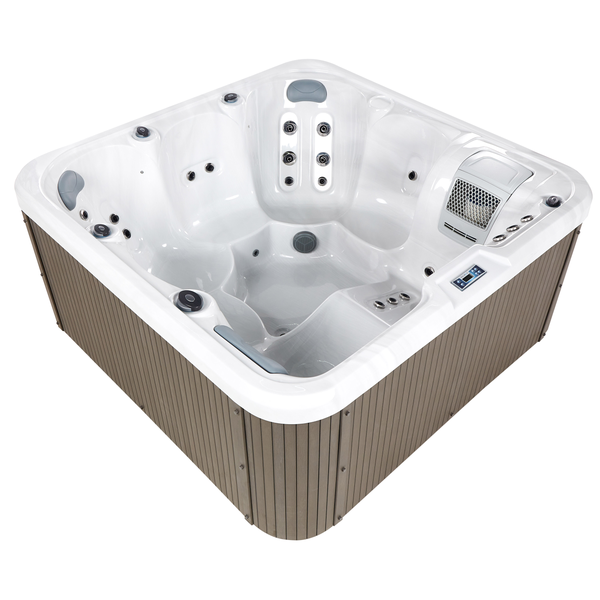 Outdoor Whirlwanne mit LED CALIMA Weiß