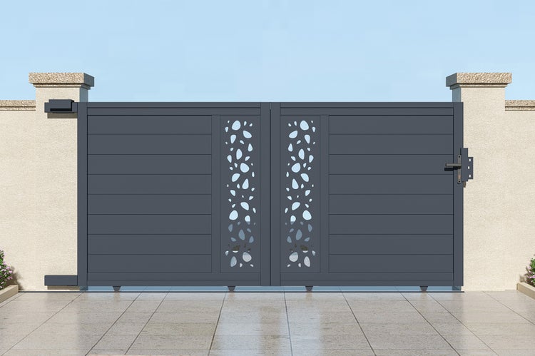 Schiebetor aus Aluminium 3m SUNNY 300C140 Grau