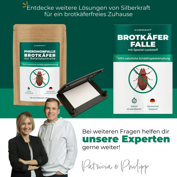Silberkraft Brotkäferfalle zur Schädlingsbekämpfung