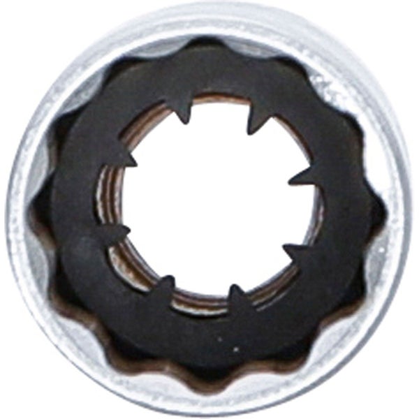 BGS Zündkerzen-Einsatz Zwölfkant Antrieb Innenvierkant 10 mm (3/8) SW 14 mm - 2791