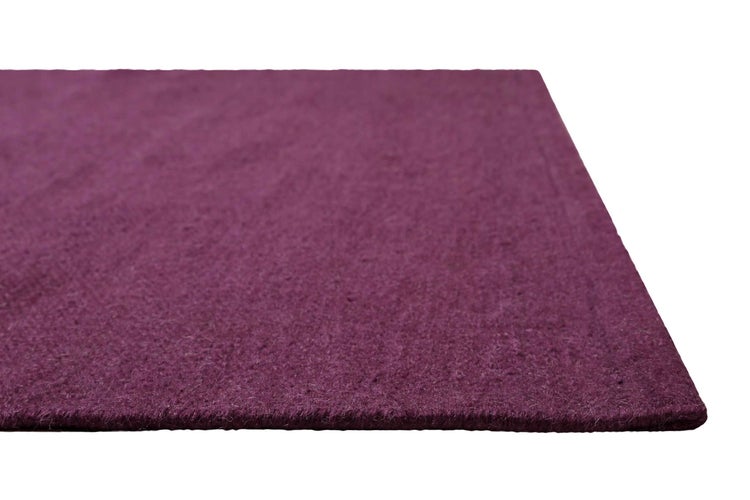 Kelim Teppich Lila Violett aus Wolle Perpignan Green Looop 80x150 cm