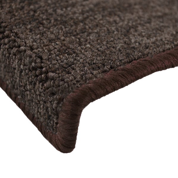 Beautissu ProStair Stufenmatte 56x20cm Dunkelbraun (15tlg)