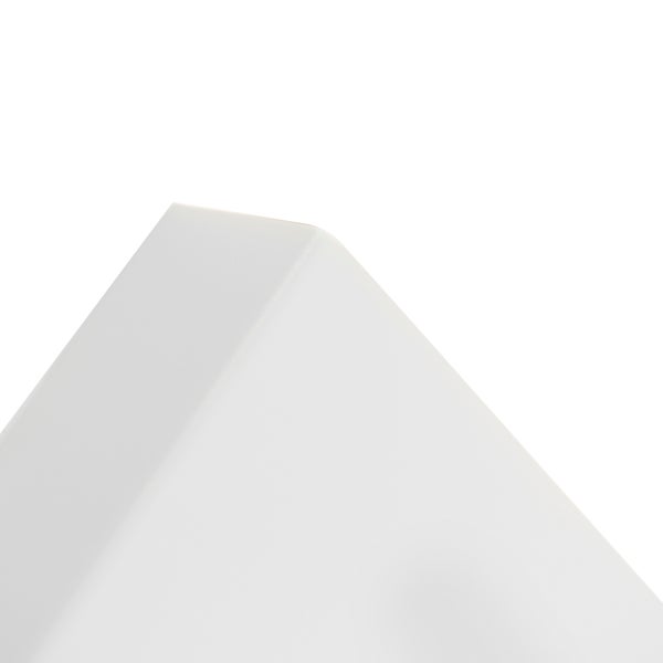 Detailansicht einer weißen Oberfläche