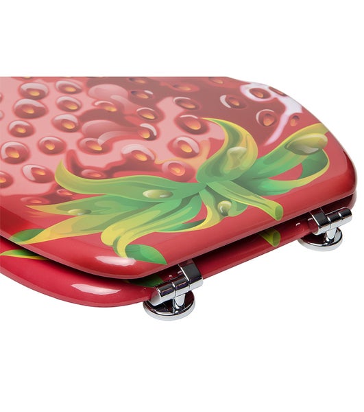 WC-Sitz mit Absenkautomatik Strawberry
