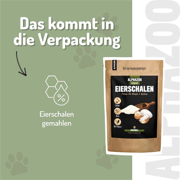 alphazoo Eierschalenpulver 250g