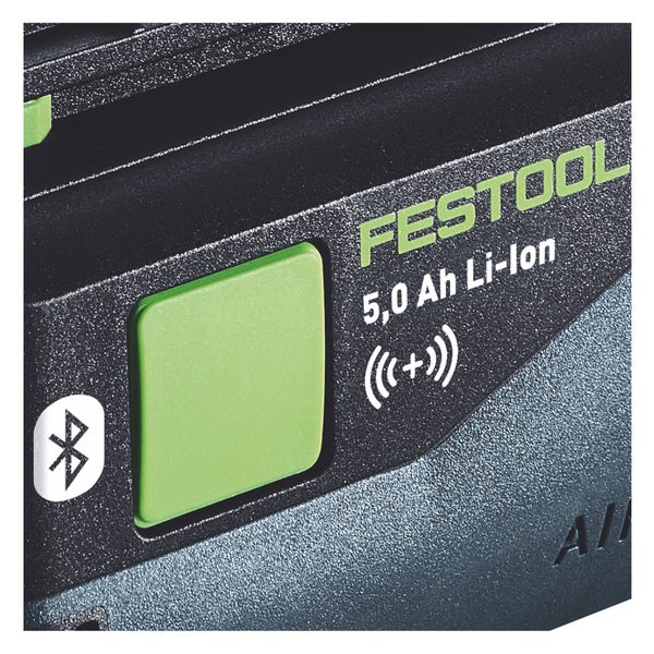 Festool Akku Set 3x BP 18 Li 5,0 ASI Akku 18 V 5,0 Ah / 5000 mAh Li-Ion ( 3x 577660 ) Bluetooth mit Ladestandanzeige