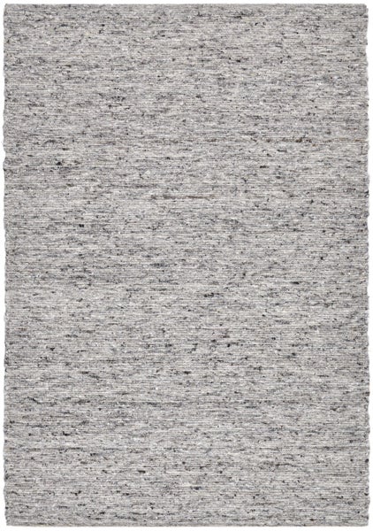 Handgewebter Wollteppich Anden Grau 60x90 cm