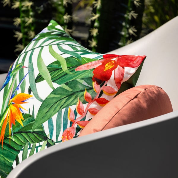 Sol Outdoor Kissen - Ø40 cm Rosa - Mit Reißverschluss