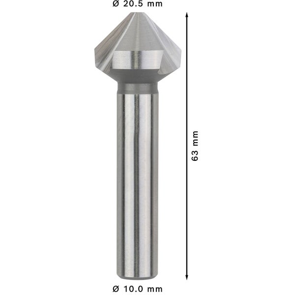 Bosch PRO Soft Metal HSS Kegelsenker 20,5 x 63 mm M10 - 2608597509