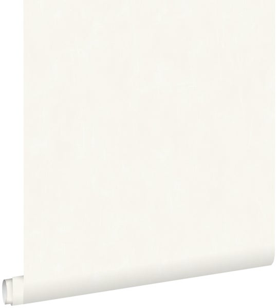 ESTAhome Tapete Kreidefarbe-Look Weiß - 53 cm x 10,05 m - 128001