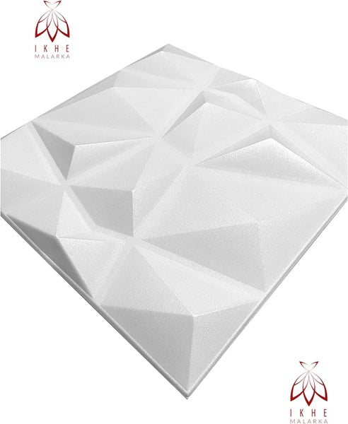 Polystyrol XPS Styropor 3D Paneelen Deckenpaneelen Dekoren 50x50cm 3mm stärke Diamant Weiß