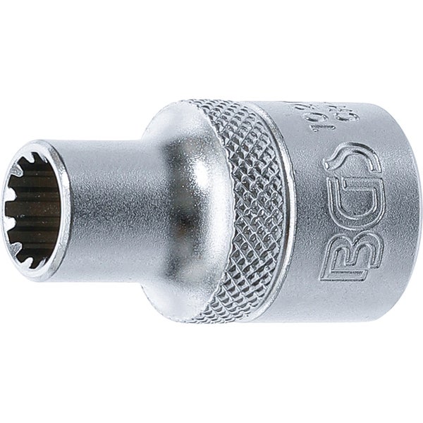 BGS Steckschlüssel-Einsatz Gear Lock Antrieb Innenvierkant 12,5 mm (1/2) SW 9 mm - 10209
