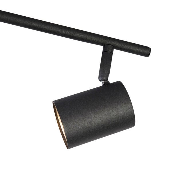 Schwarze Schienenleuchte