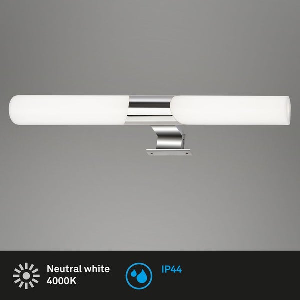 LED Bad-Spiegelleuchte, chrom, LED/12W