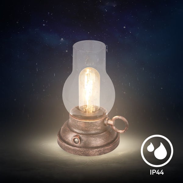 LED Tischlampe Akku LED Tischleuchte Dimmbar Kabellos Touch Warmweiß Terrasse