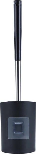 EAVY WC-Bürste mit Halter Silikon Schwarz Freistehend oder Wandmontage möglich