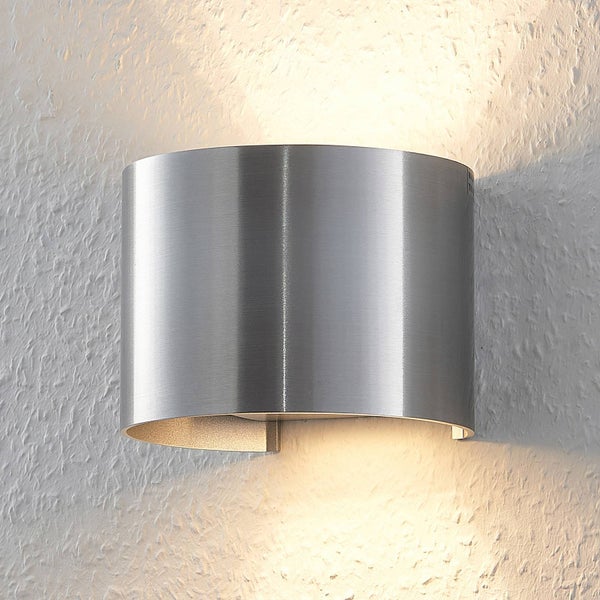 Arcchio Wandleuchte, Wandlampe Innen Zuzana (Modern) in Alu aus Aluminium (1 flammig G9) - Wandstrahler Wandbeleuchtung Schlafzimmer / Wohnzimmer Wohnzimmerleuchte