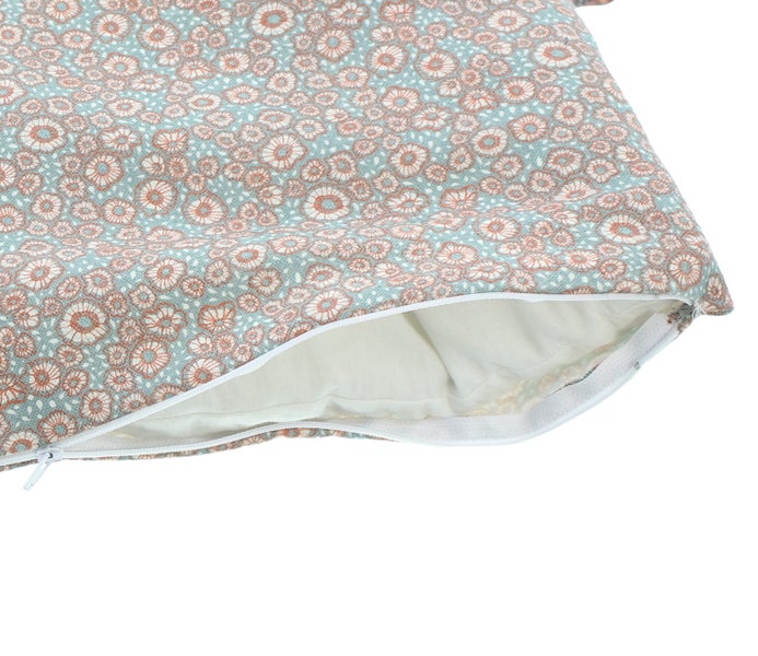 FRANK FLECHTWAREN | Kissenhülle Floral, 4er Set, 40 x 40 cm, 45 x 45 cm, 50 x 30 cm, 60 x 40 cm, BAUMWOLLE, POLYESTER