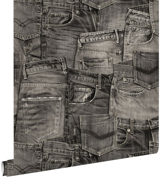 Tapete mit Jeanshosenmuster