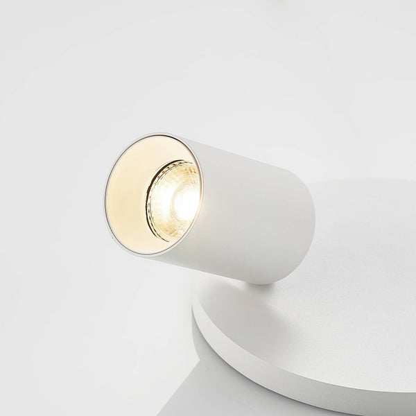 Arcchio Strahler Brinja (Modern) in Weiß aus Aluminium (2 flammig, GU10) - Deckenlampe Deckenleuchte Lampe Spot Flurleuchte