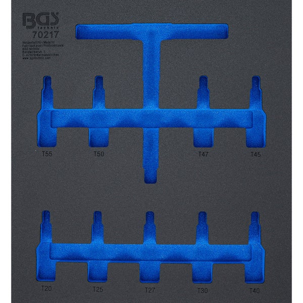 BGS Werkstattwageneinlage 2/3 leer für Art. 70217 - 7131-1