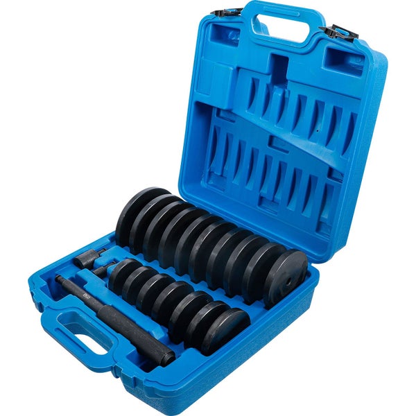 Radlagerwerkzeugsatz in blauem Werkzeugkoffer