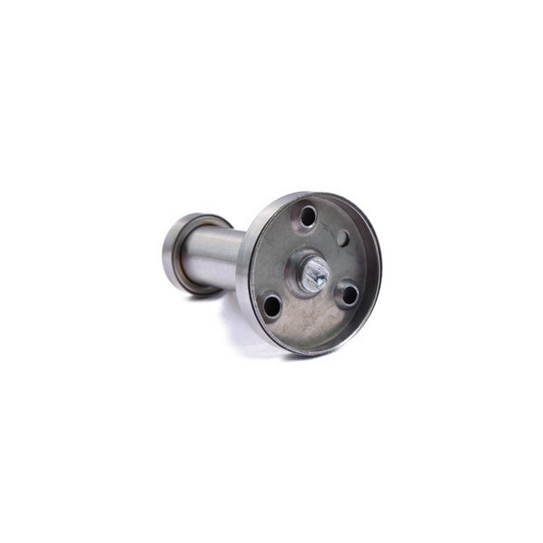 Wandhaken aus Metall mit runder Montageplatte zur Befestigung an der Wand
