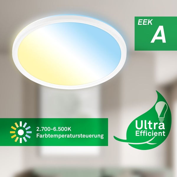LED Panel LED Deckenleuchte Deckenlampe EEK A Dimmbar Fernbedienung CCT