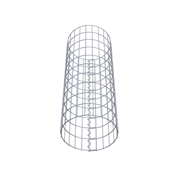 Gabionensäule Durchmesser 37 cm, MW 5 x 10 cm rund - Höhe: 1,00 m
