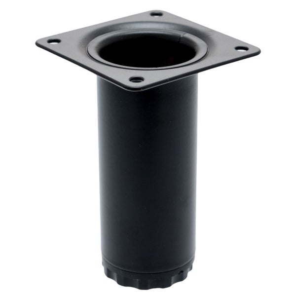 Möbelfuß aus Metall mit Montageplatte