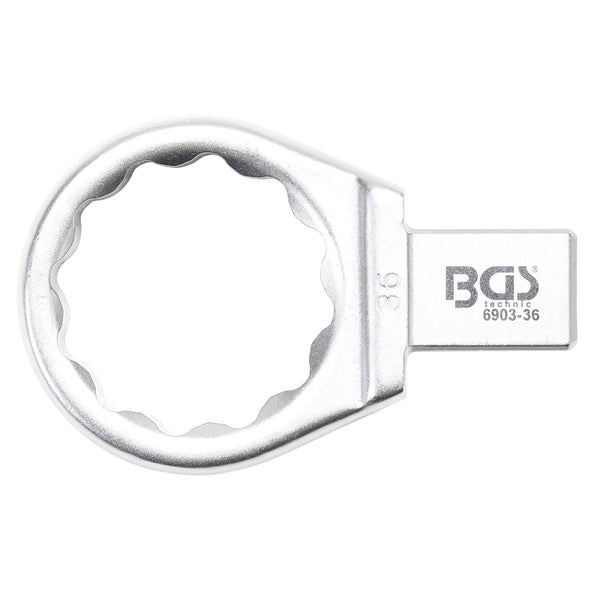 BGS Einsteck-Ringschlüssel 36 mm Aufnahme 14 x 18 - 6903-36