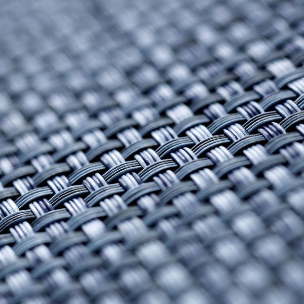 Nahaufnahme von geflochtenem Material