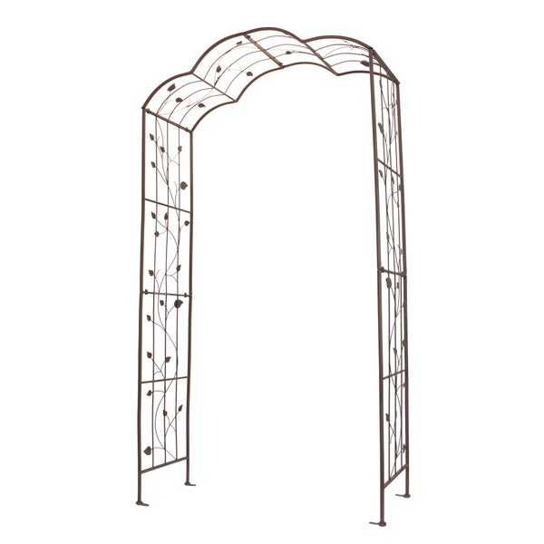 FRANK FLECHTWAREN | Metallrankbogen Provencal, METALL, 116 x 40 x 223 cm, einfache Selbstmontage