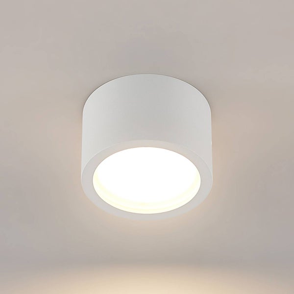 Arcchio Downlights Nieva (Modern) in Weiß aus Aluminium (1 flammig, GX53) - Deckenleuchte Deckenlampe Einbauleuchte Flurleuchte