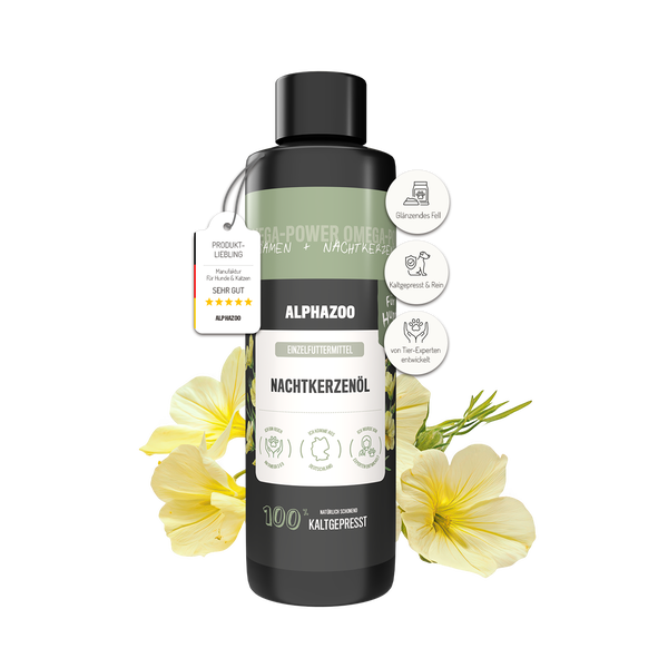 alphazoo Nachtkerzenöl für Hunde 250ml
