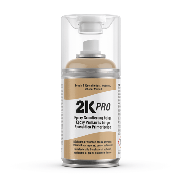 2K PRO 2 Komponenten Sprühfarbe 250ml Epoxy-Grundierung Beige