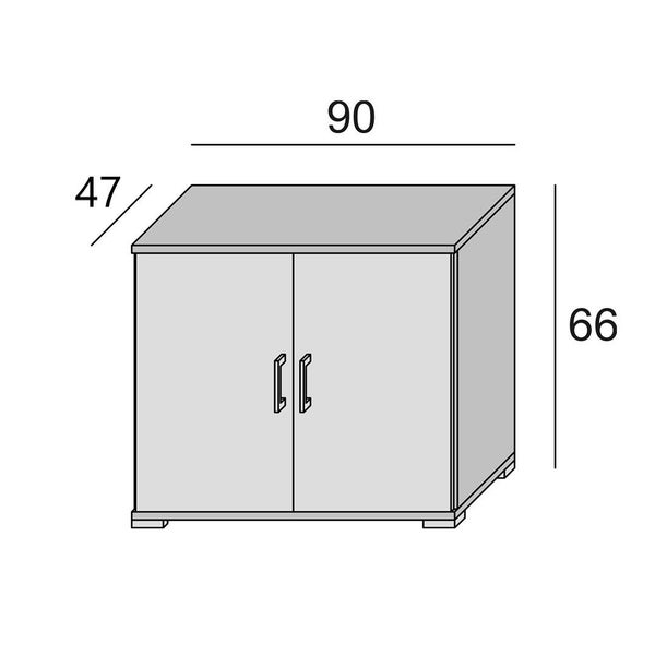 Schrank mit Abmessungen